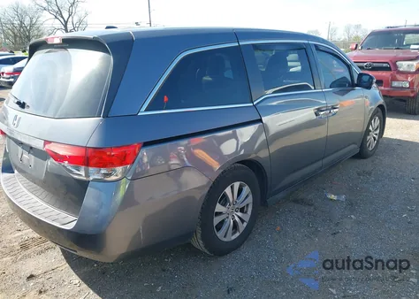 2014 Honda Odyssey Ex-L from USA, damaged, VIN 5FNRL5H67EB129799